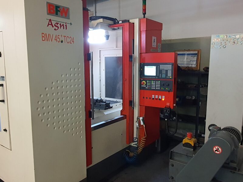 Pionowe centrum obróbcze model Agni+ model BMV 45+ Bharat Fritz Werner Ltd.