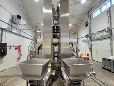 Linia do pakowania produktów sypkich w gotowe opakowania