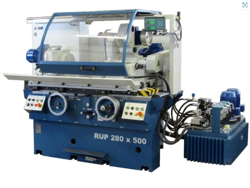 Szlifierka do wałków i otworów RUP-280B x 500 – FMT Tarnów – Polska Produkcja