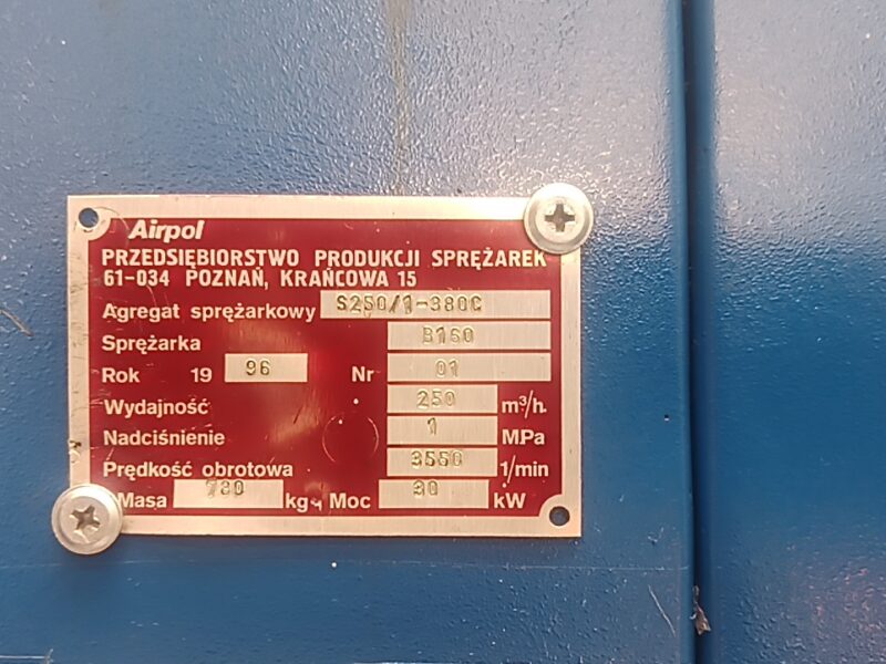 Sprężarka Airpol S250/1-380C