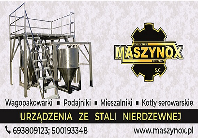 mieszalnik wstęgowy, poziomy , nierdzewny