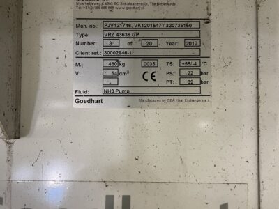 COOLER MODEL AIR COOLER MODEL NO.VRZ-43636 GP