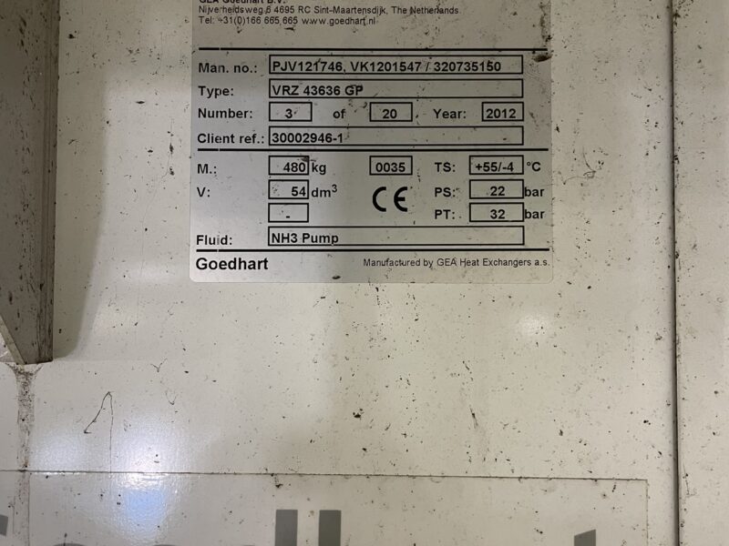COOLER MODEL AIR COOLER MODEL NO.VRZ-43636 GP