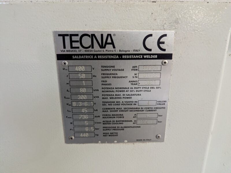 Zgrzewarka punktowa Tecna 8007D 80kVA
