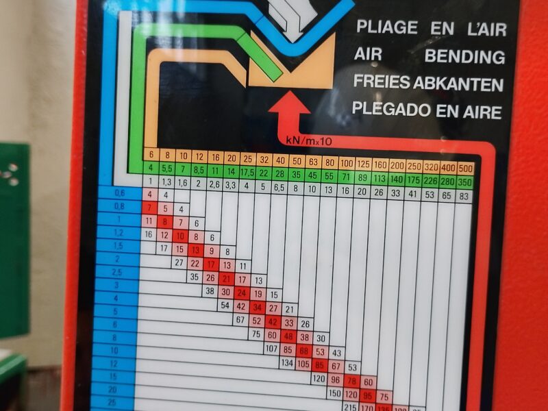 HYDRAULICZNA PRASA KRAWĘDZIOWA AMADA TYP. HFE 80-25_7G