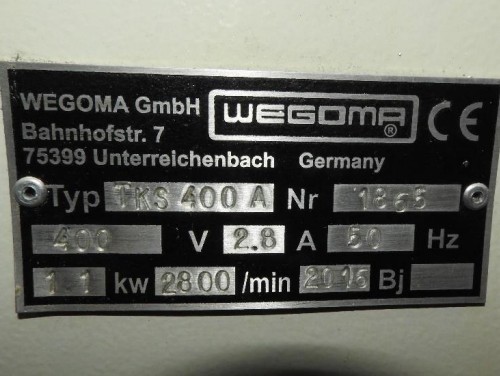 Przecinarka ukosowa WEGOMA TKS 400A