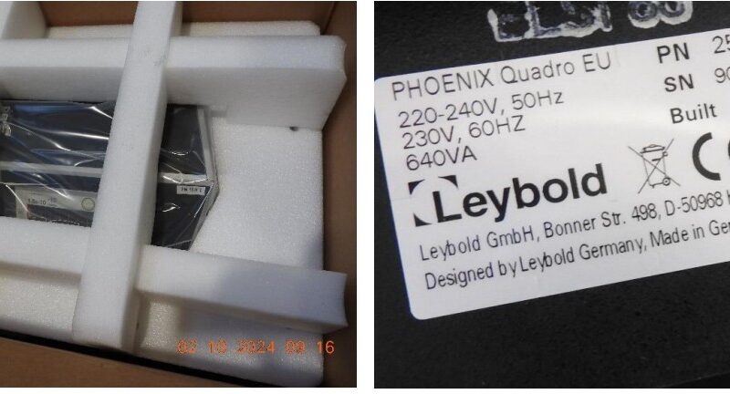 Helowy tester nieszczelności Leybold Phoenix Quadro 90001372594