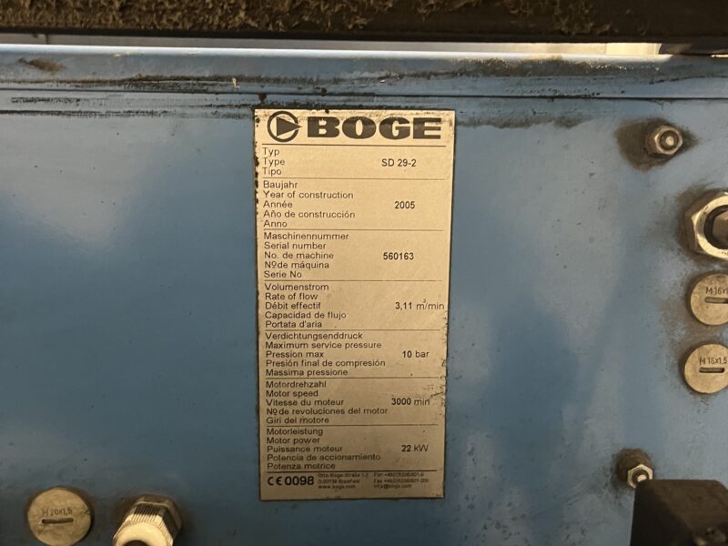 Sprężarka BOGE SD29-2