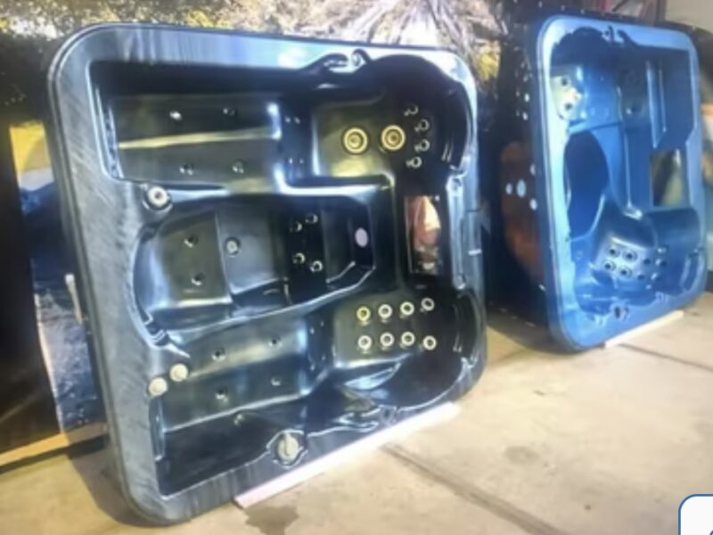 Maszyna do produkcji zderzaków aut oraz Jacuzzi