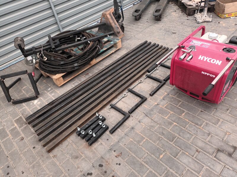 Frezarka kominowa hydrauliczna i agregat hydrauliczny HYCON HPP09