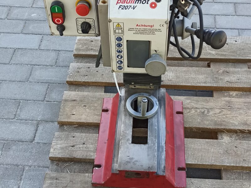 Wiertarko-Frezarka Stołowa Paulimot F207-V – 0.95 kW, 115 kg