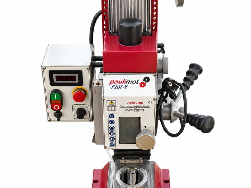 Wiertarko-Frezarka Stołowa Paulimot F207-V – 0.95 kW, 115 kg