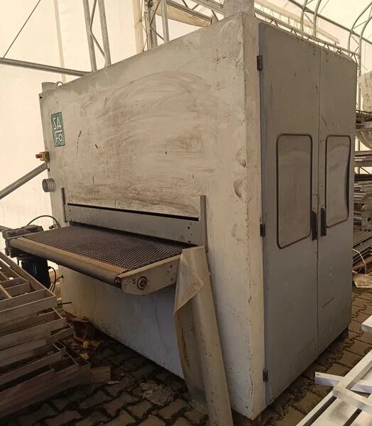 SZCZOTKARKA / SZLIFIERKA PRZELOTOWA SAFO DCSF-135 2W – 1350 mm – 2 WAŁY
