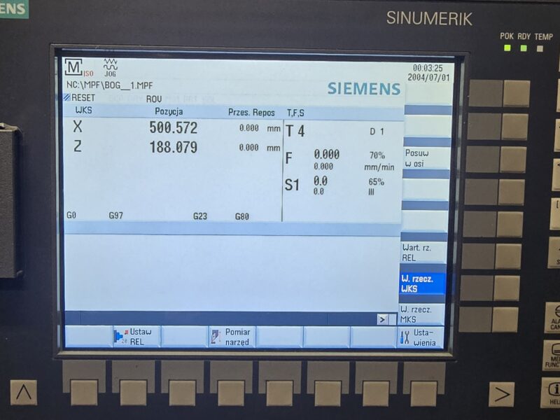 TOKARKA CNC 400X1000