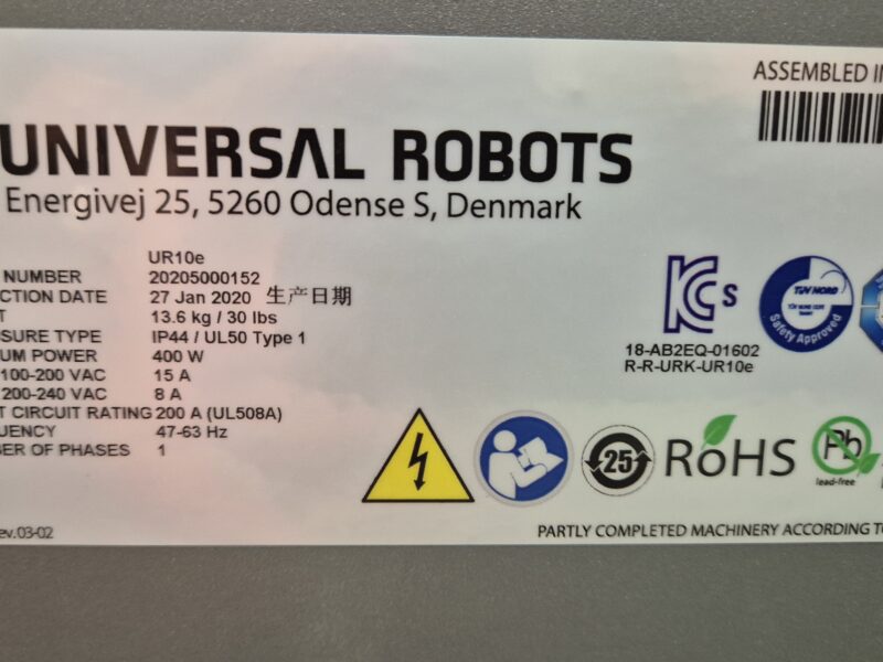 Robot przemysłowy Universal Robots UR10e